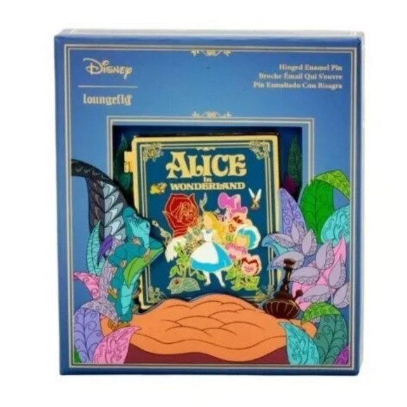 Loungefly Accessories Loungefly Disney Alice In Wonderland Book Pin